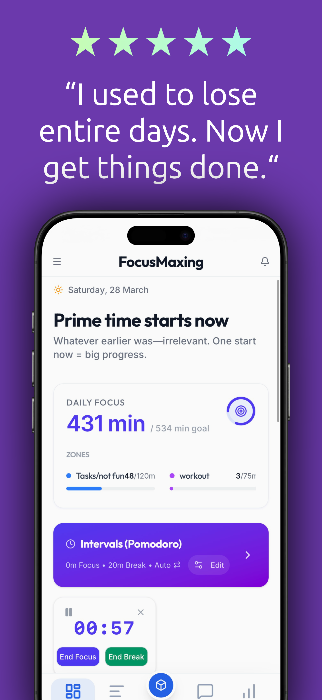 FocusMaxing app screenshot 2